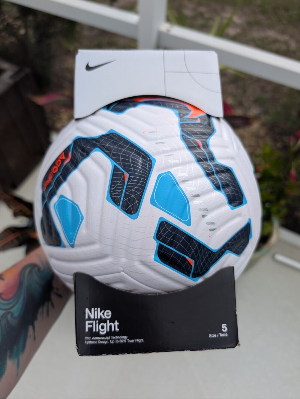Nike Flight Official Match Ball Size 5 Soccer Ball Aerowsculpt ACC FZ3023 FIFA